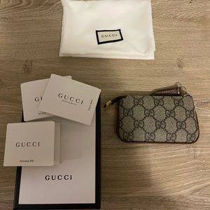 Gucci GG Supreme key pouch